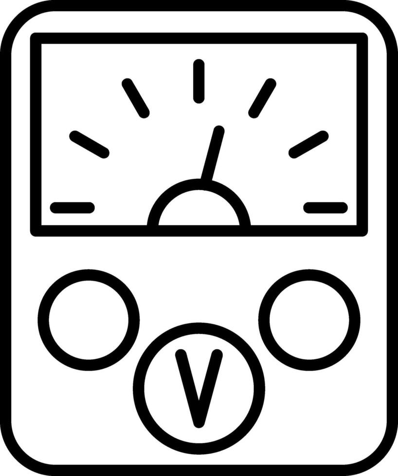 Voltmeter Measurement Tool vector