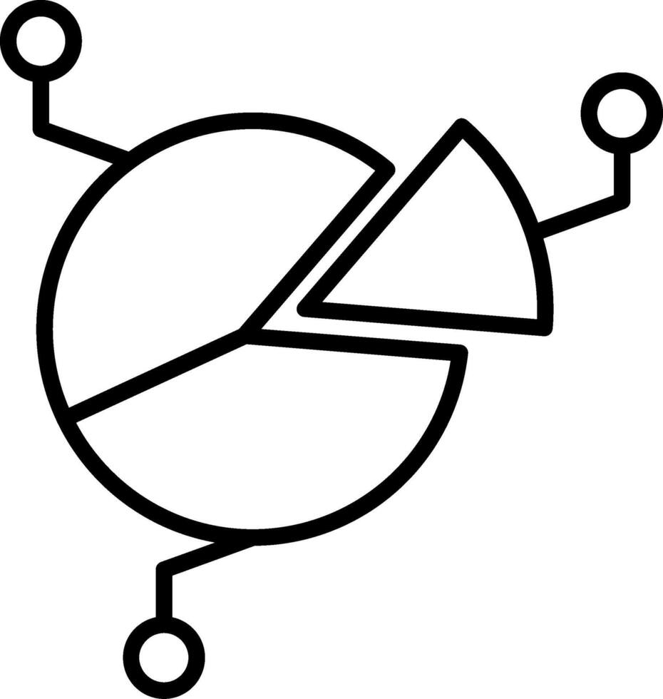 Pie Chart Graph vector