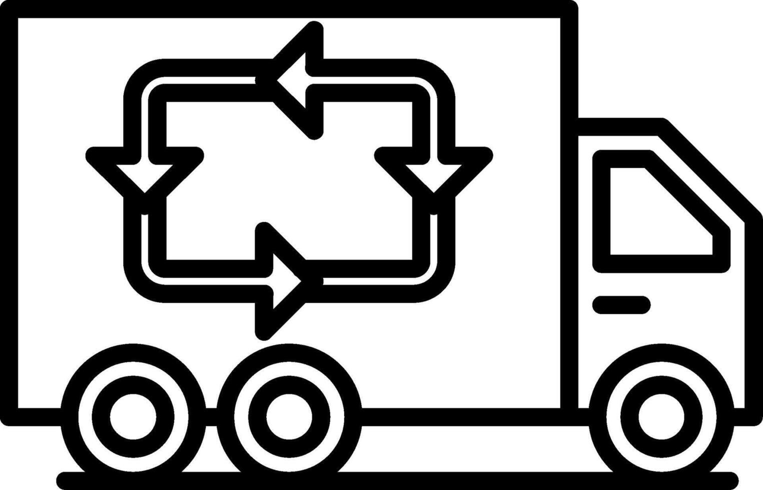 Recycling Truck Waste Collection vector