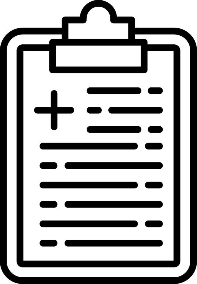 Medical Form Document vector