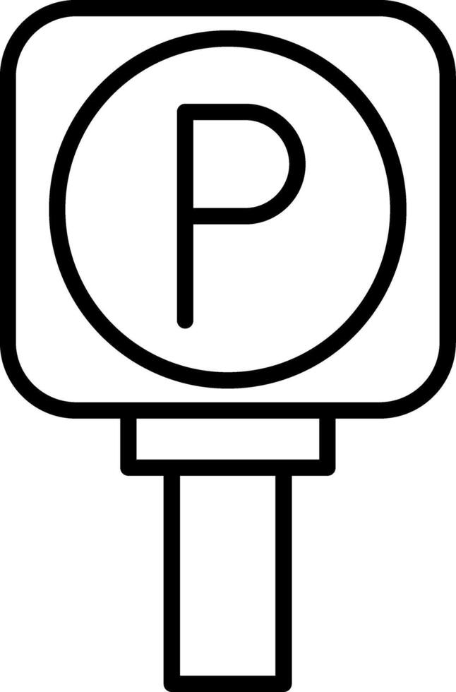 Parking Sign Parking Location Indicator vector