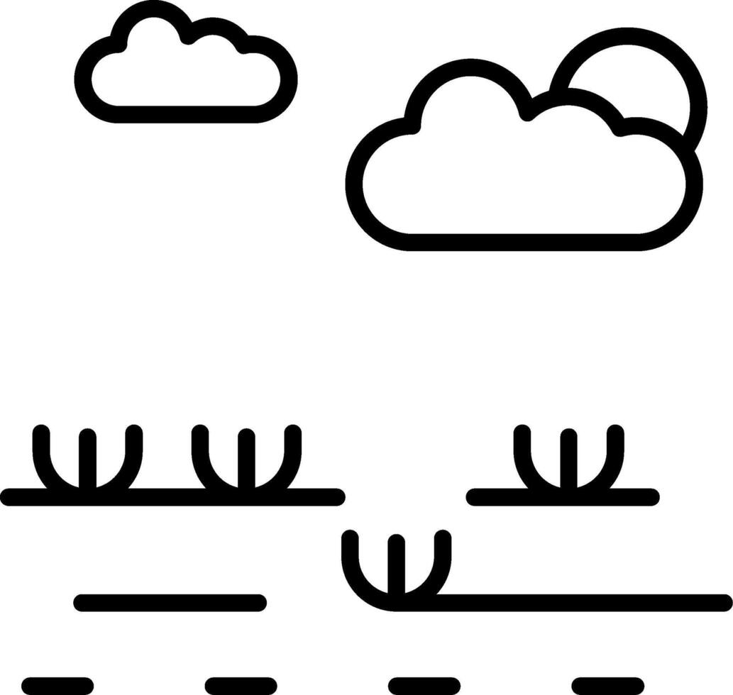 Desert Arid Landscape vector