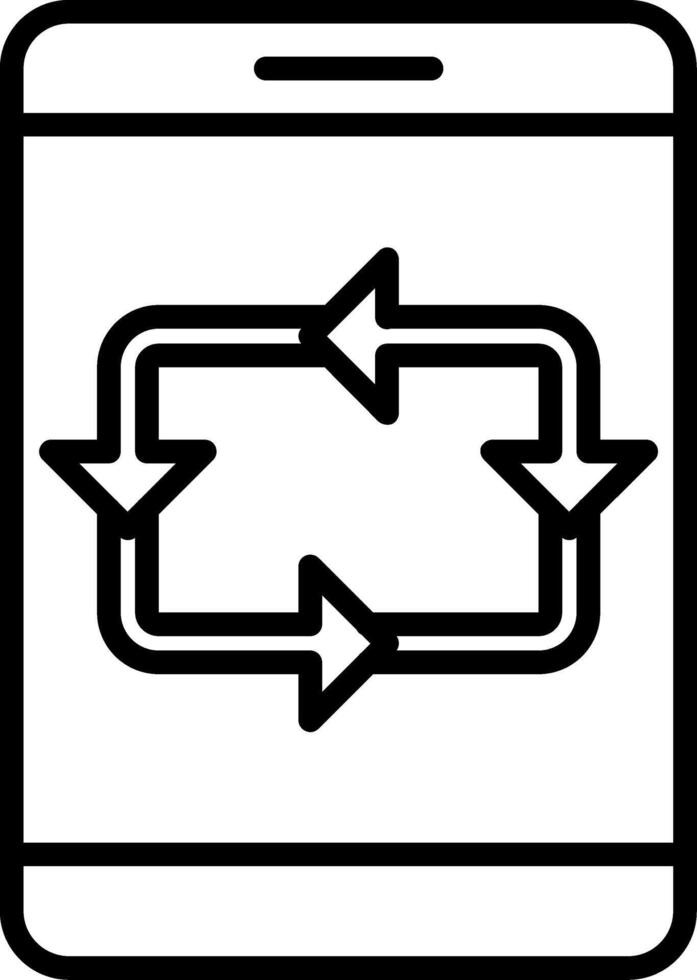 Smartphone Recycle Electronic Disposal vector