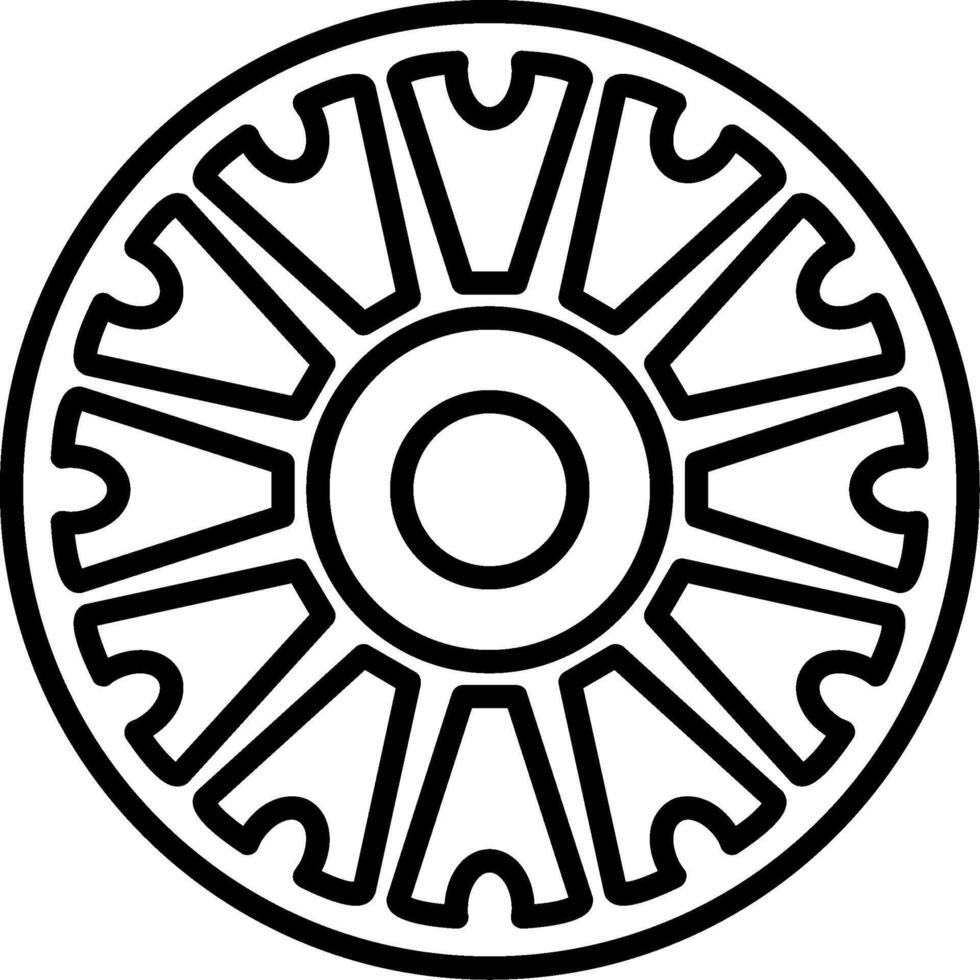 Centric Diatom Algae Type vector
