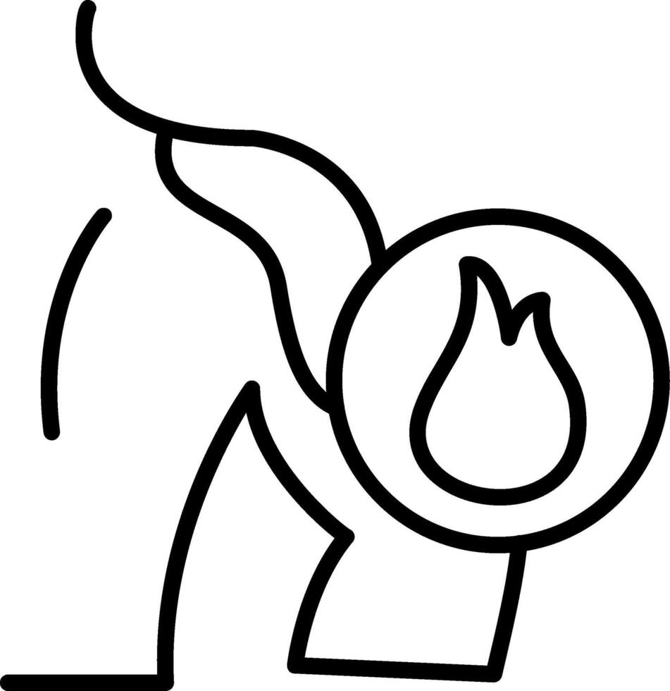 Shoulder Skin Burn Sun Exposure Injury vector