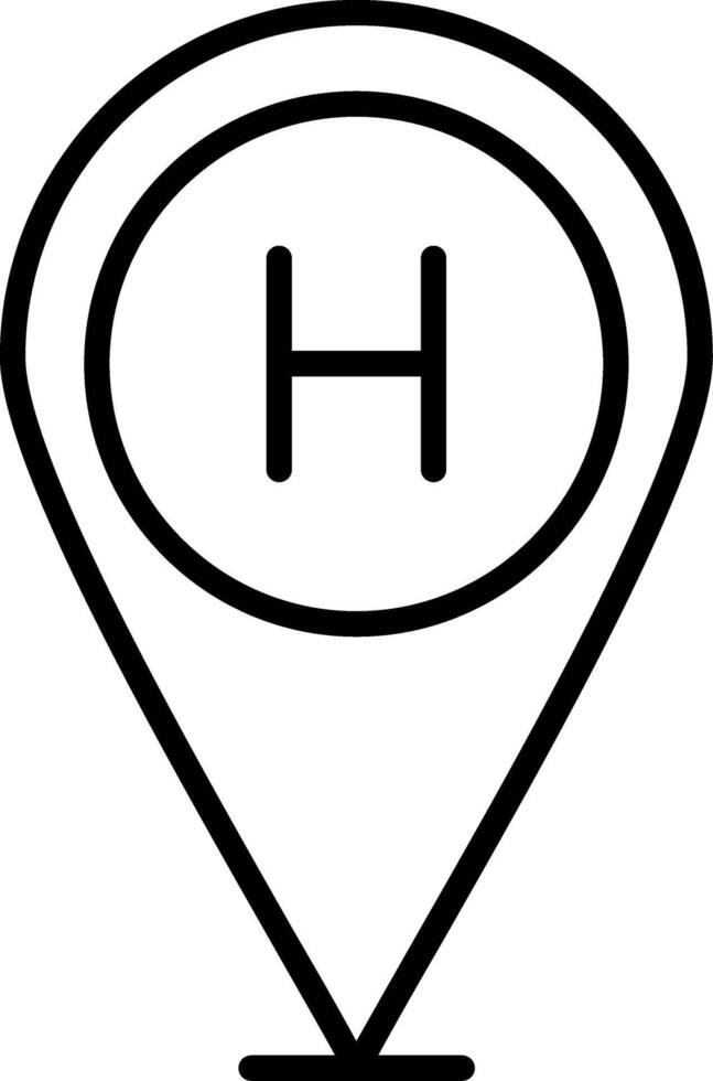 Hospital Location Medical Facility vector
