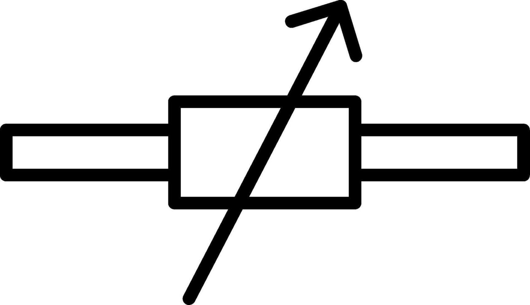 Variable Resistor Design vector