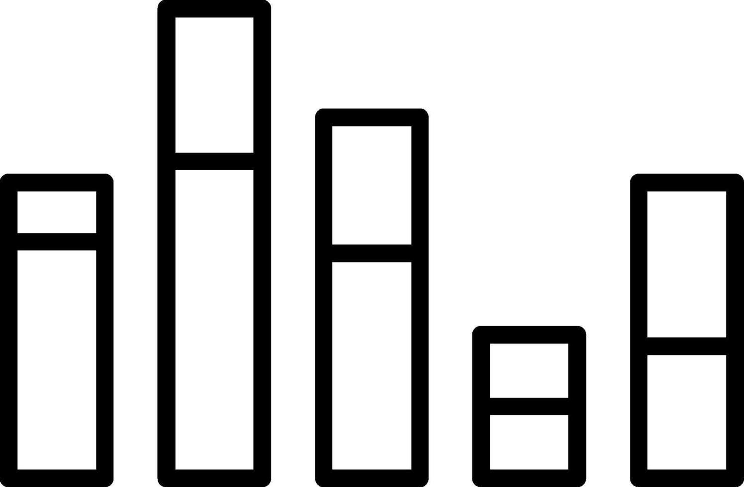 Bar Chart Profit Analysis vector