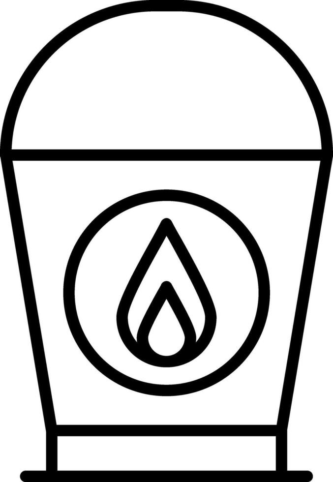 Water Bucket Fire vector
