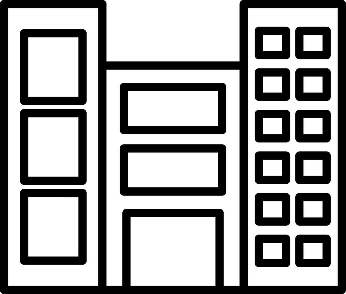 Hotel Lodging Facility vector