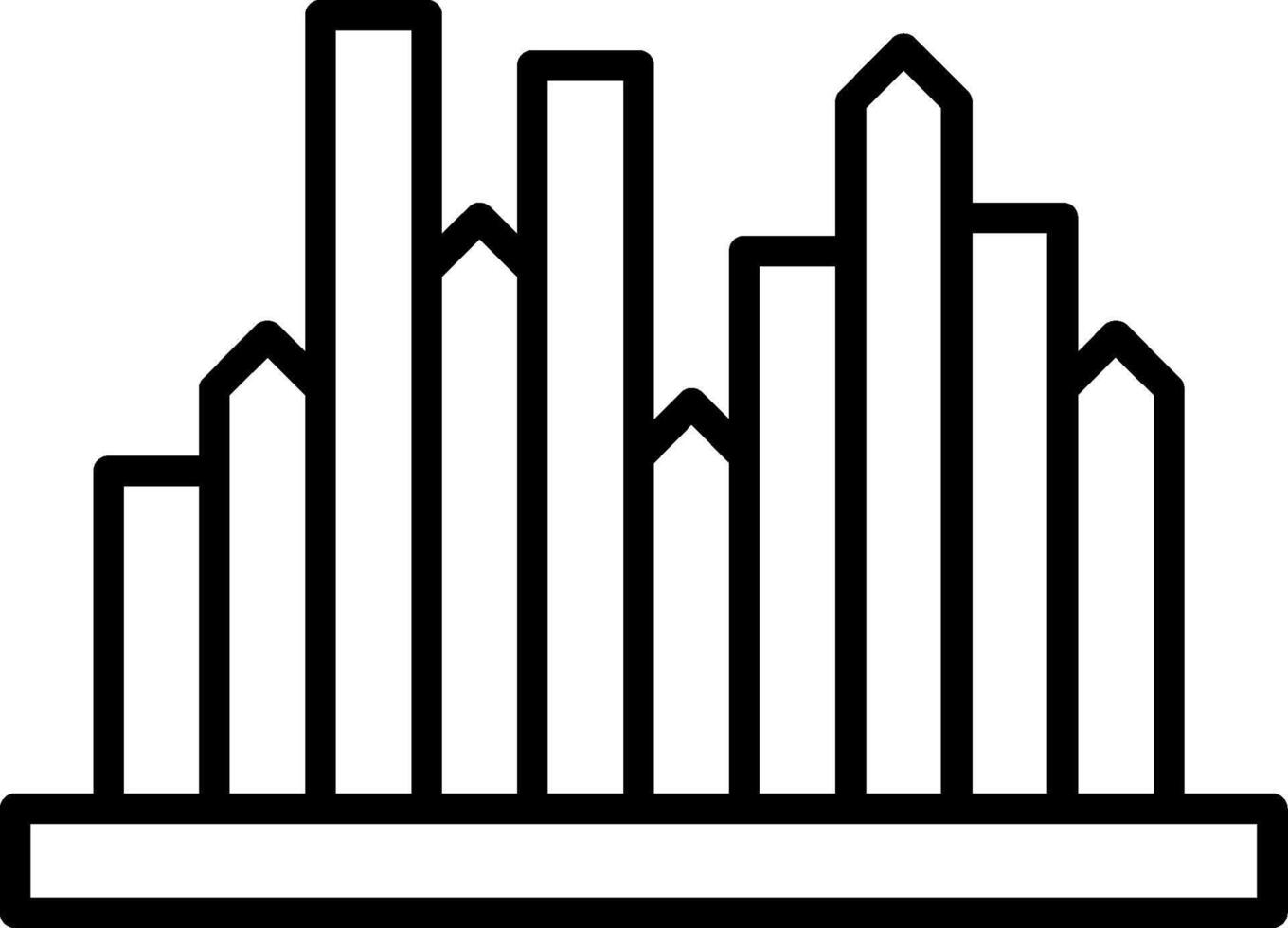 Bar Chart Graphing vector