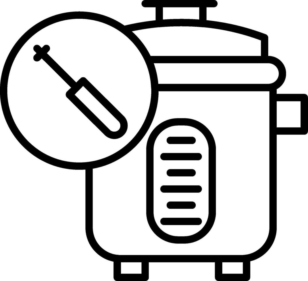 Rice Cooker Repair vector