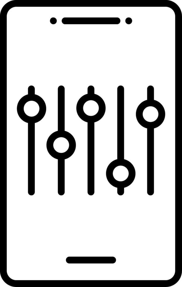 Settings Menu Customization vector