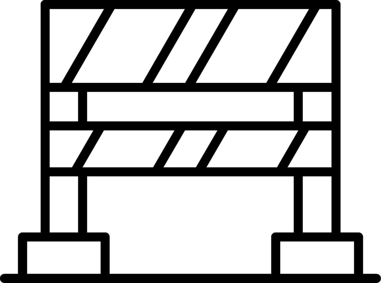 Traffic Barrier Road Blockage vector