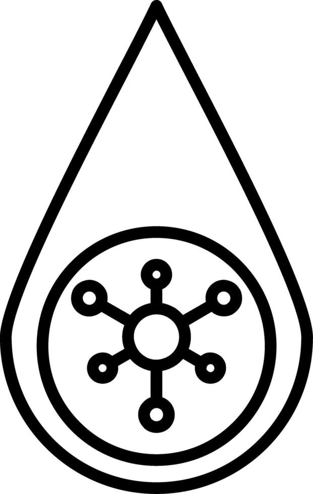 Drop Chemical Measurement vector