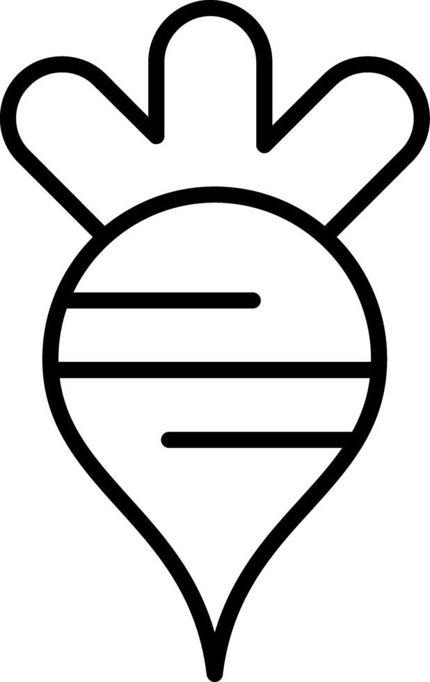 Radish Fresh Vegetable vector