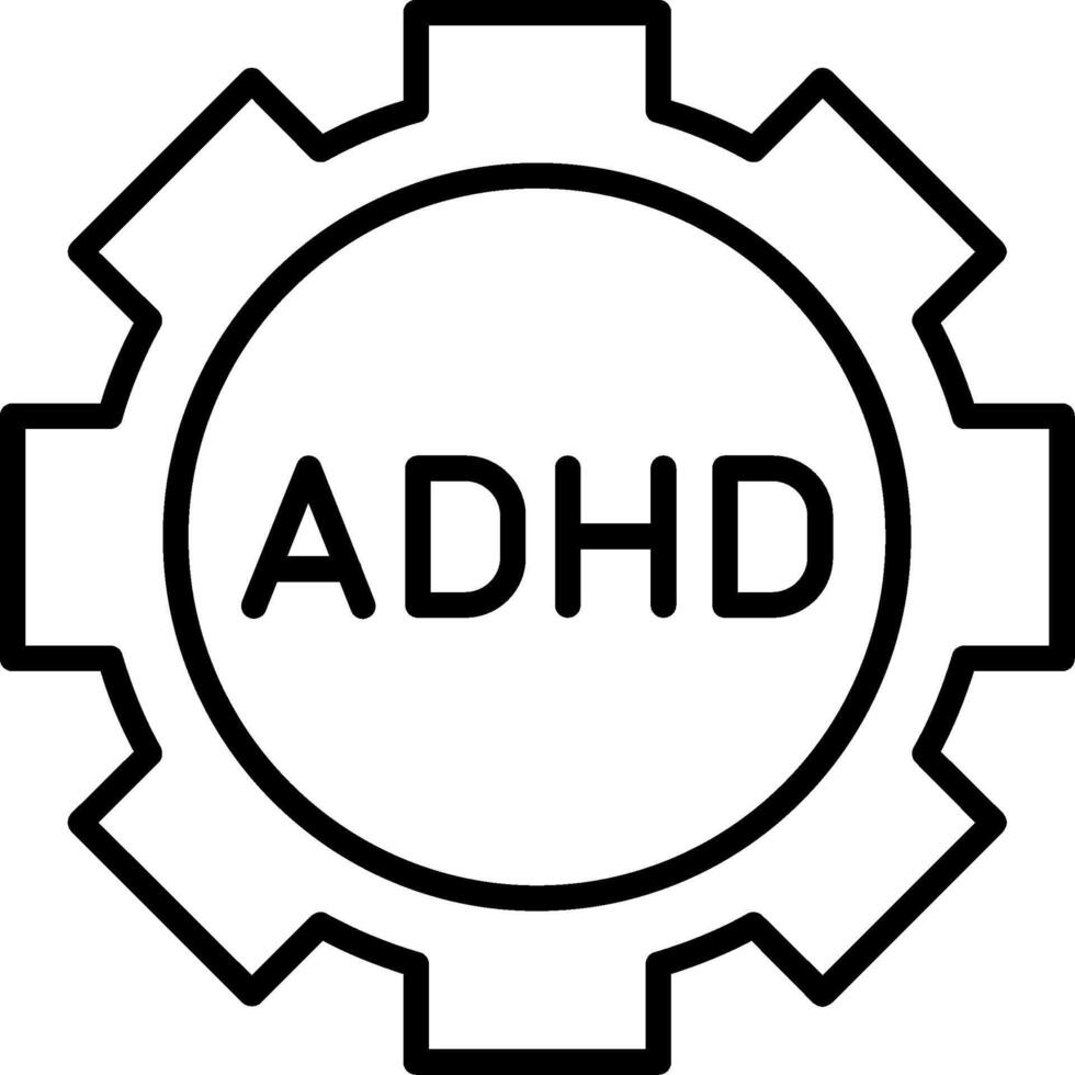 ADHD Behavioral Settings vector