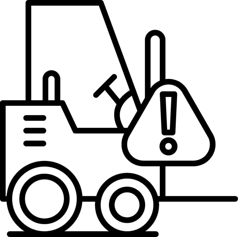 Forklift Caution Forklift Operation Safety vector