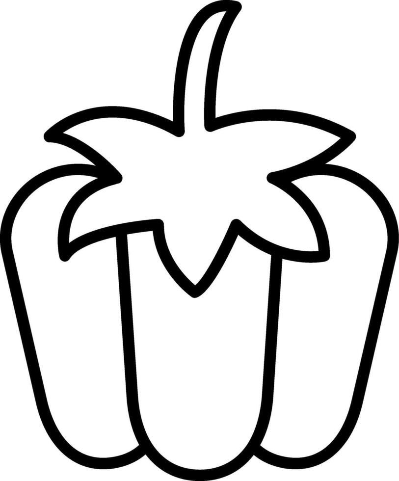 Bell Pepper Colorful Vegetable vector