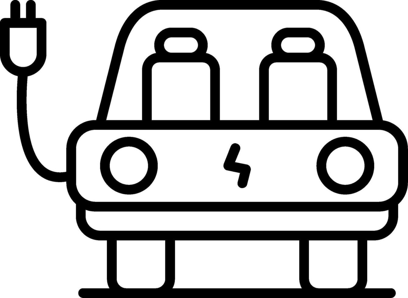 Electric Car Vehicle vector