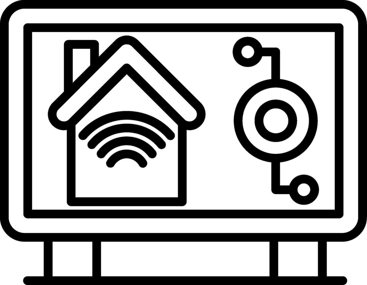 Smart TV Advanced Television Technology vector