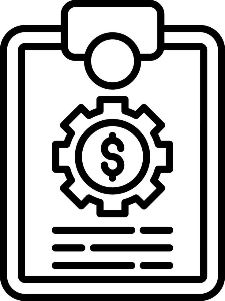 Financial Forecast Planning vector