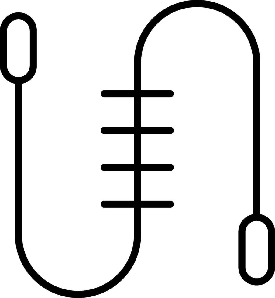 Jumping Rope Exercise vector