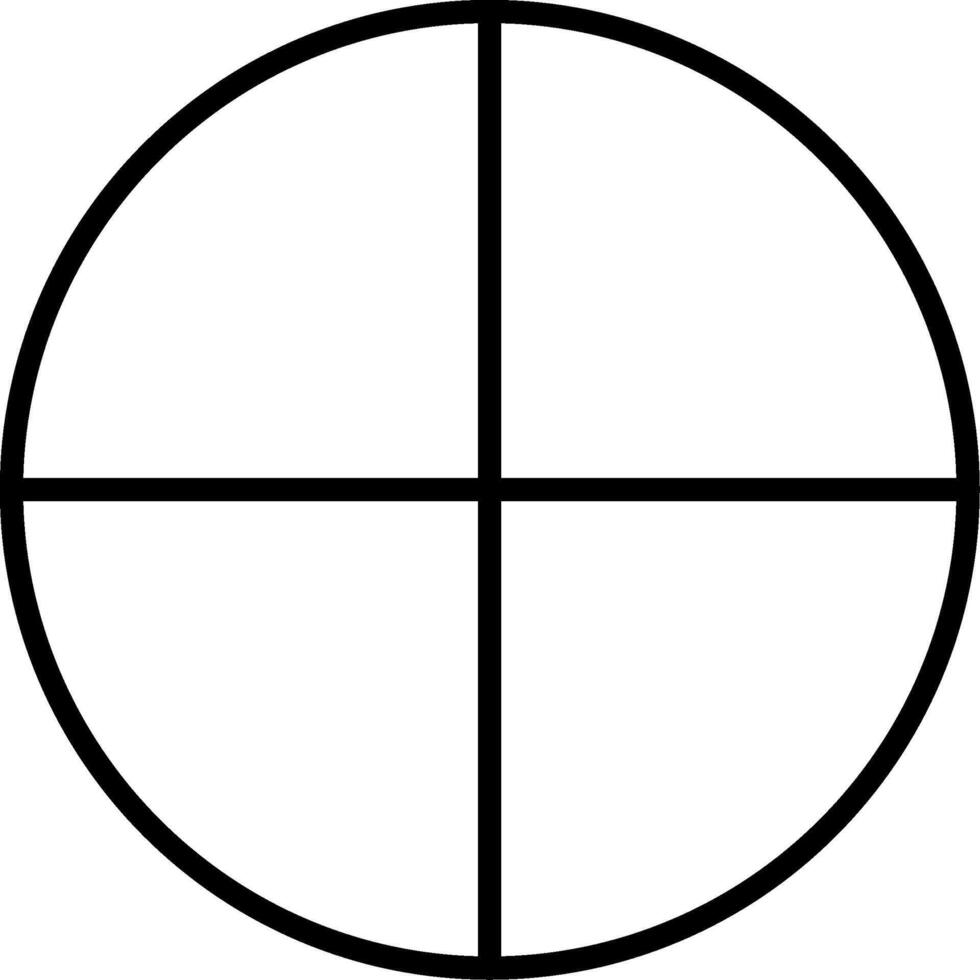 Pie Chart Circular vector