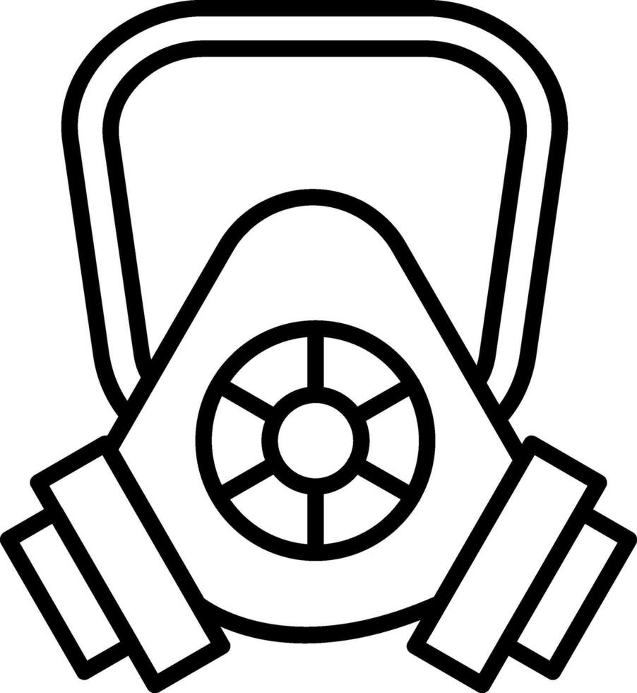 Respirator Mask Airborne Hazard Protection vector