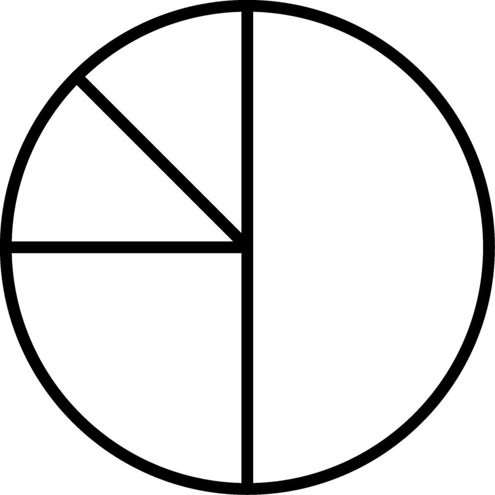 Pie Chart Distribution Graph vector