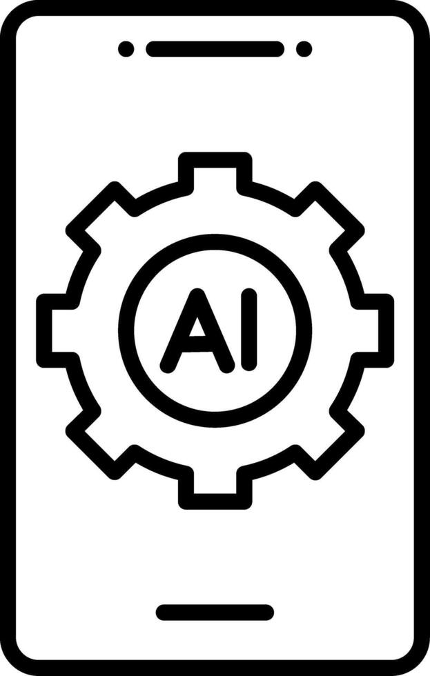 AI Artificial Intelligence vector