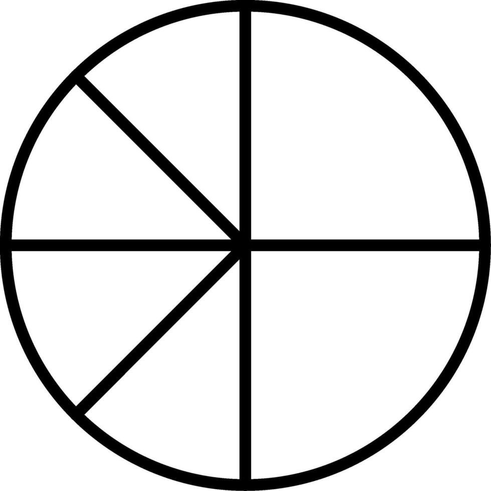 Pie Chart Data Visualization vector