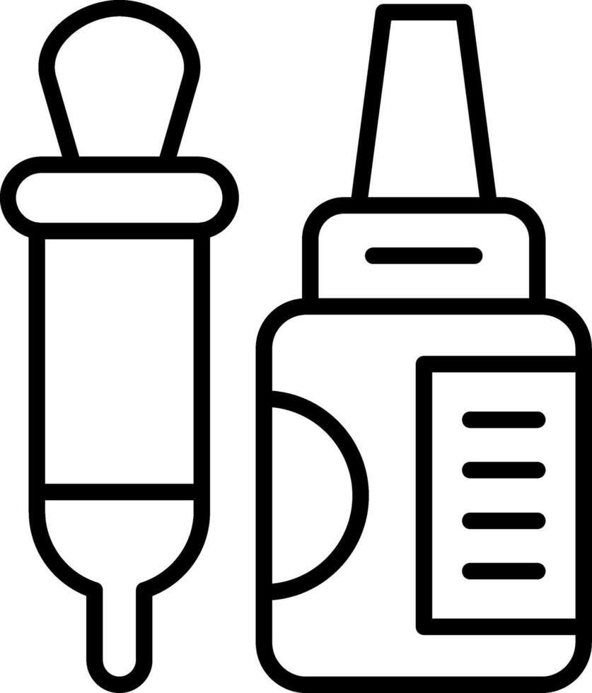 Dropper Liquid Dispensing Tool vector