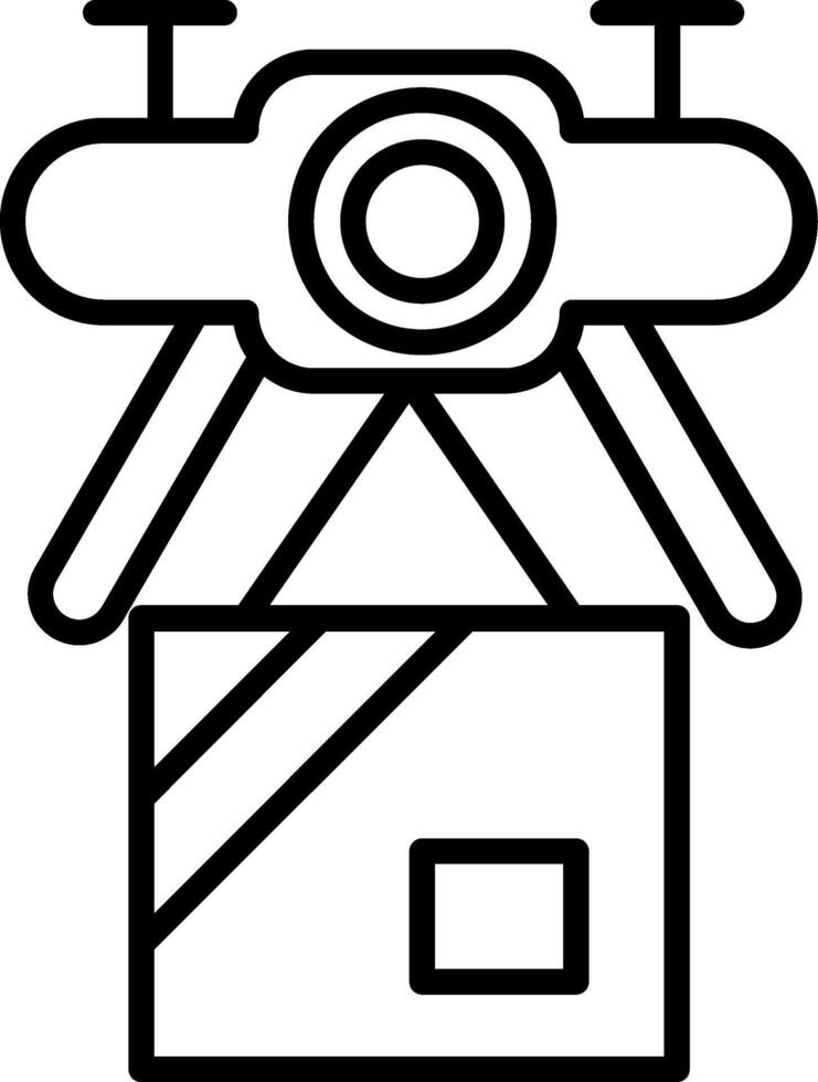 Drone Product Delivery vector
