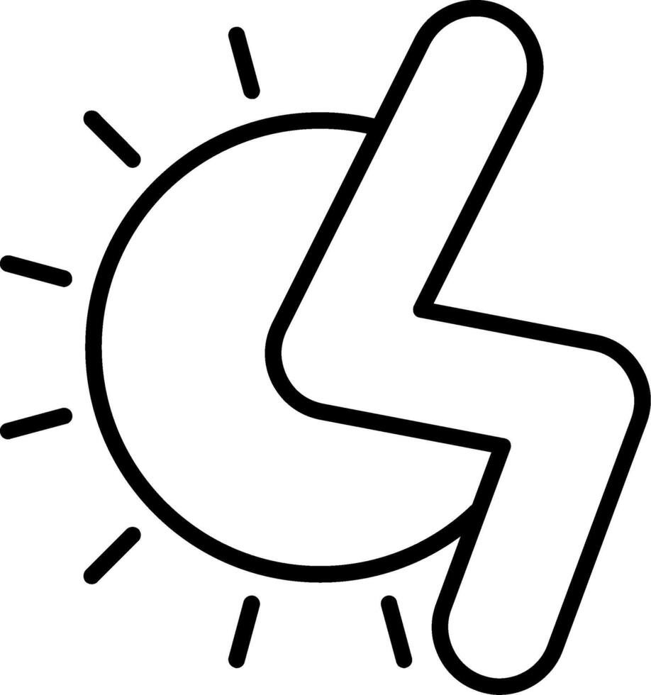 Sun Energy Power vector
