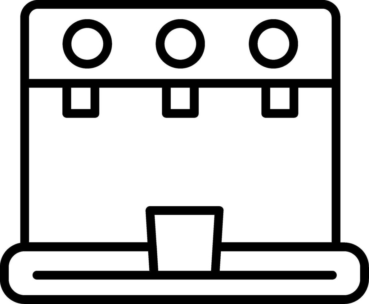 Coffee Maker Brewing Device vector