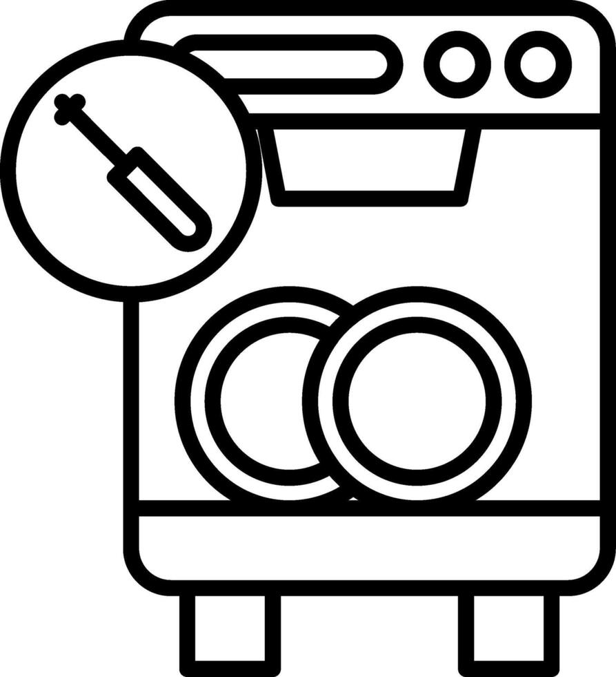 Dishwasher Repair Fix vector