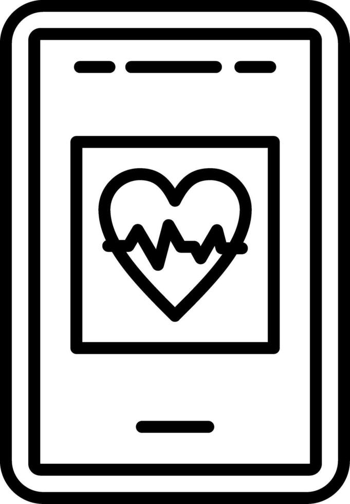 Heart Rate Pulse Monitoring vector