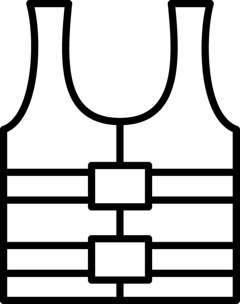 Life Vest Safety Wear vector