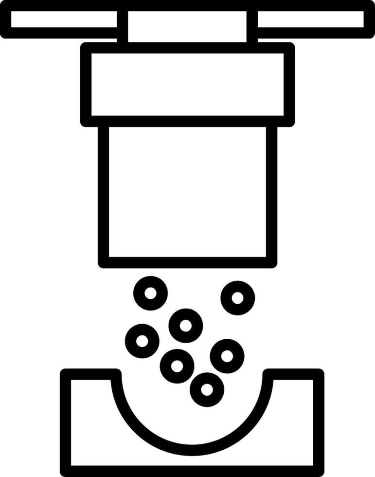 Nanoparticle Jetting Process vector
