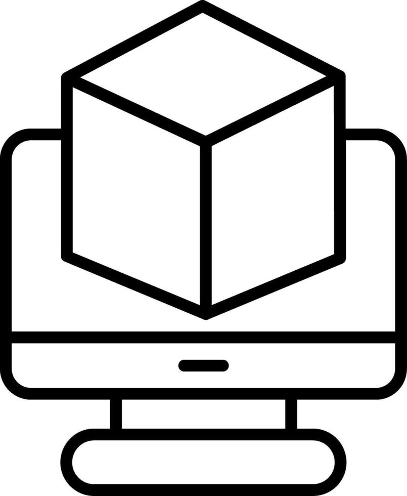 3D Software Interface vector