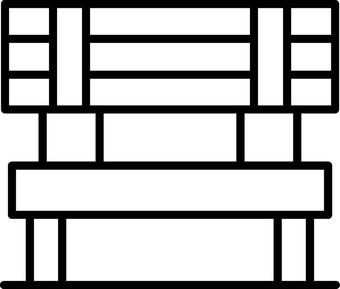 Bench Outdoor Seating vector