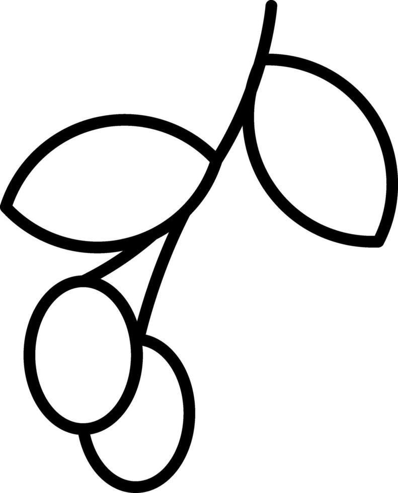 Olives Small Fruit vector
