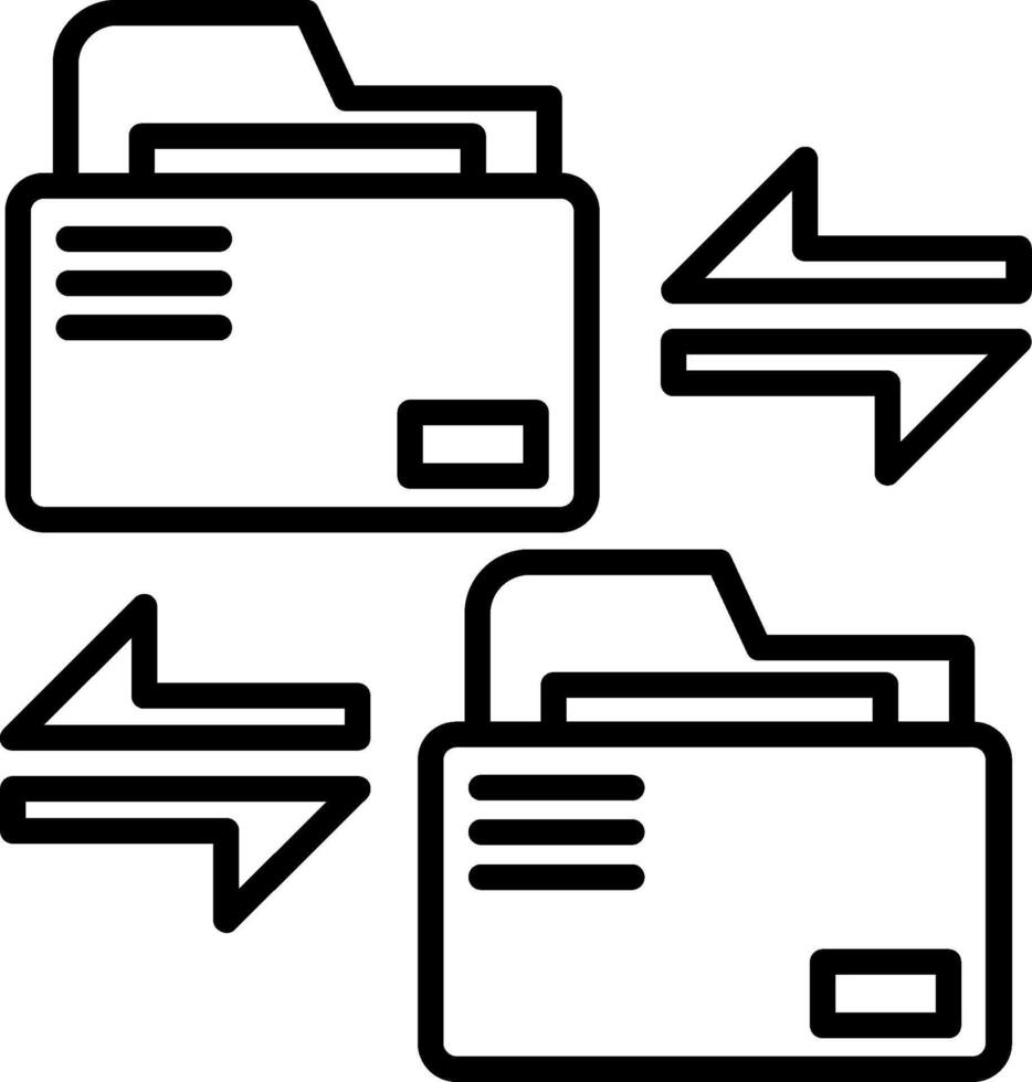 Data Moving Process vector