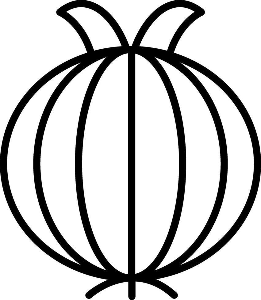 Onion Layered Vegetable vector