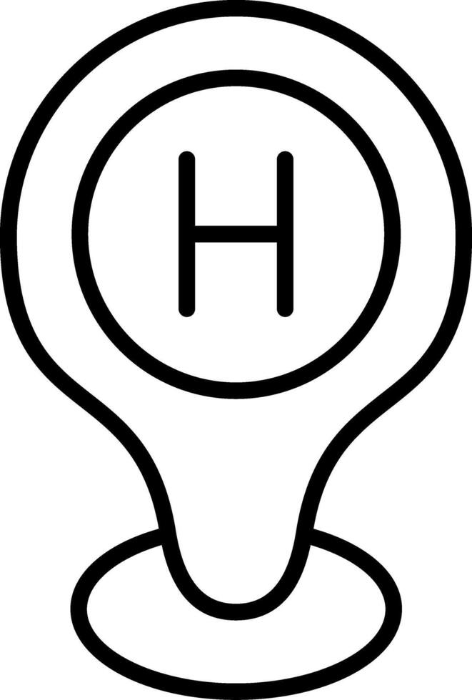 Hotel Location Place Marker vector