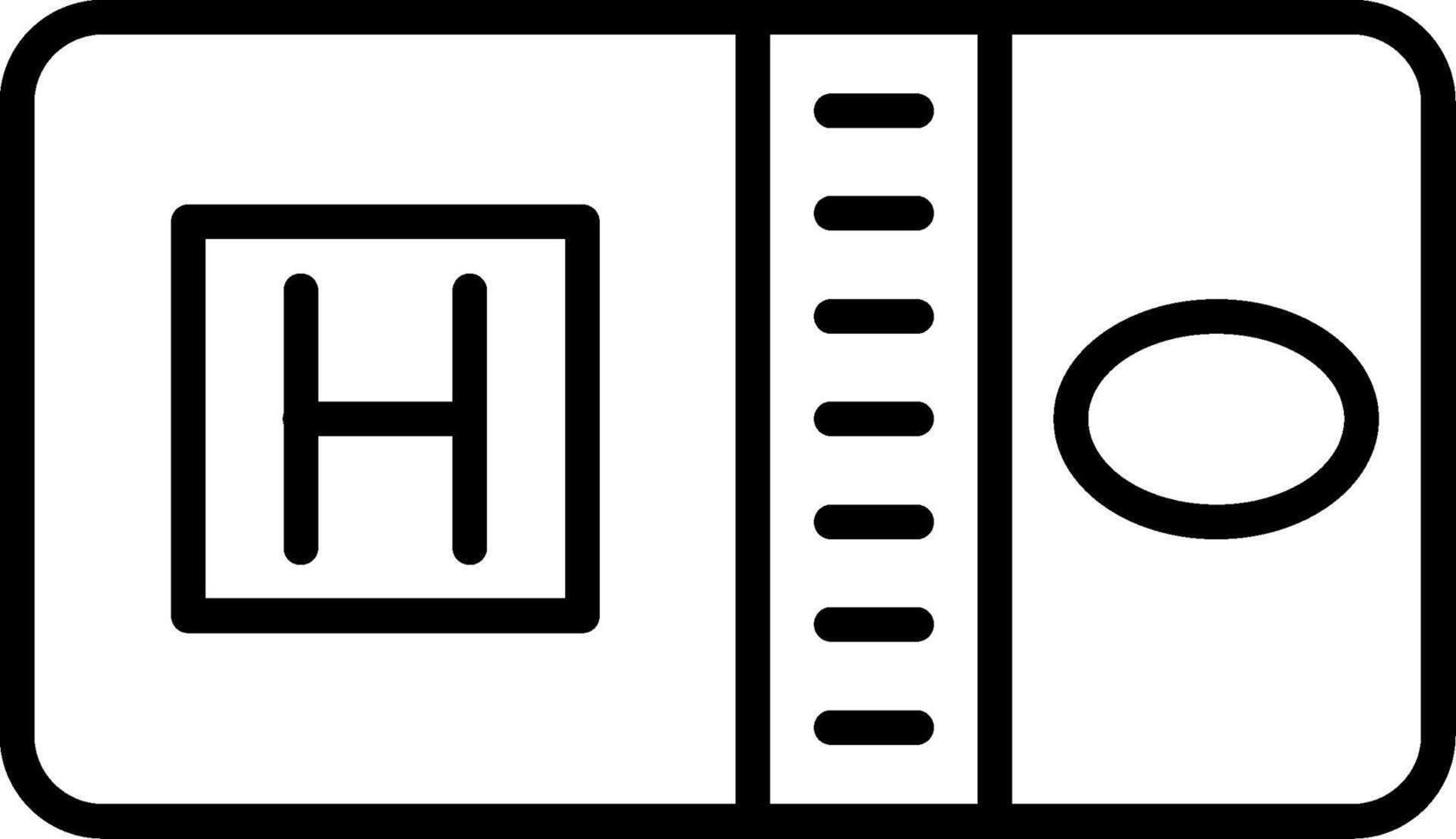 Room Card Key vector