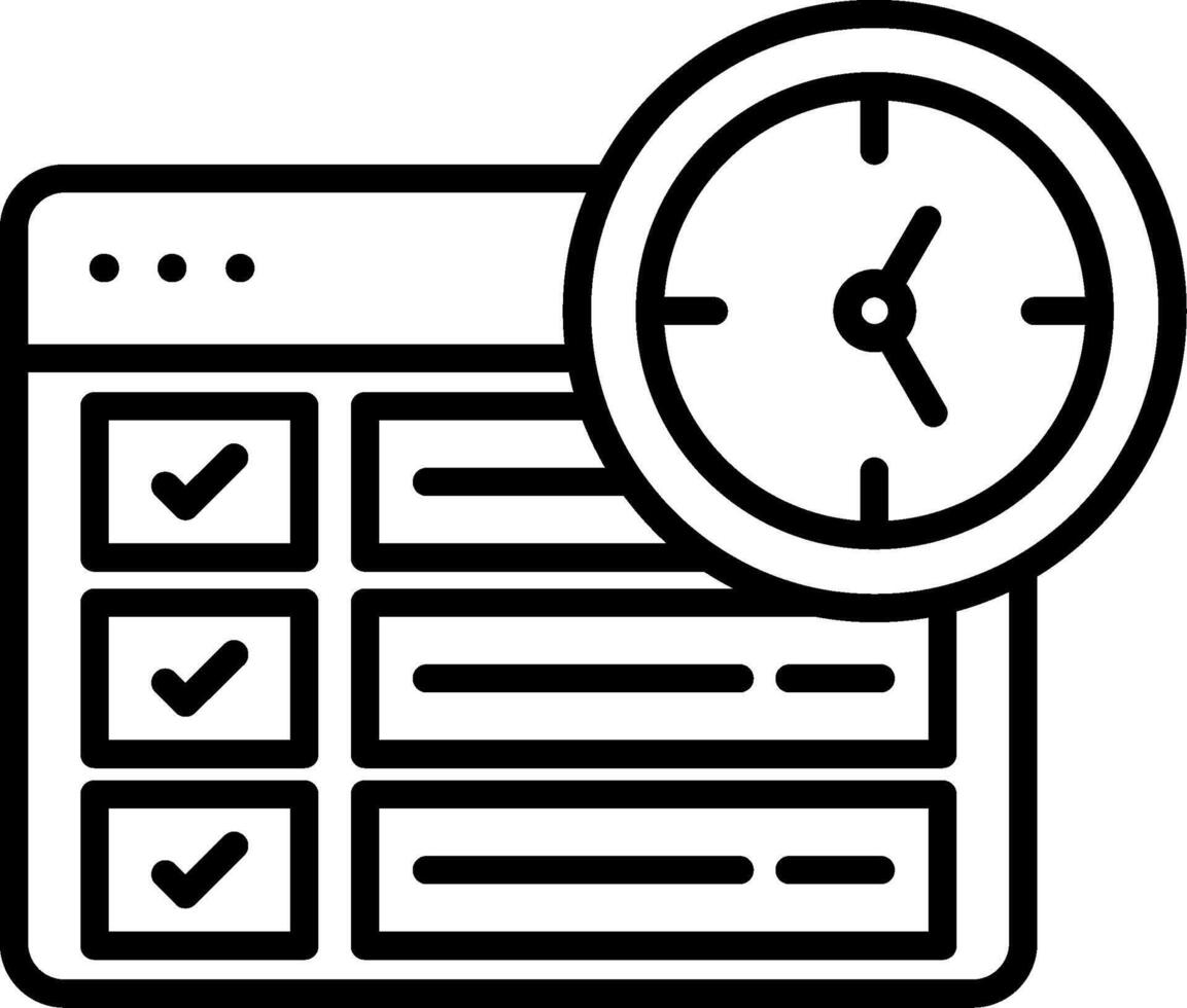 Project Deadline Management vector