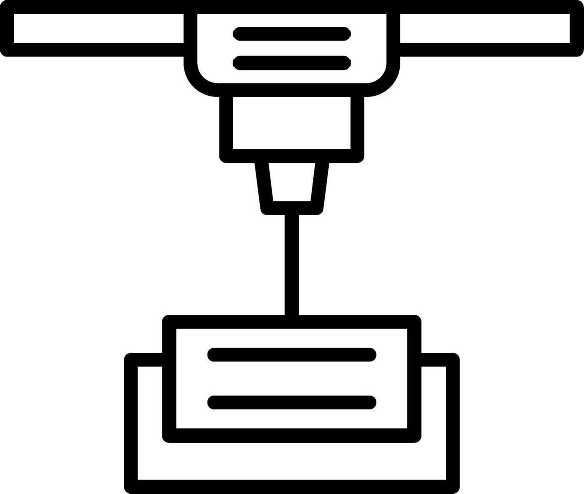 Stereolithography Technology Icon vector