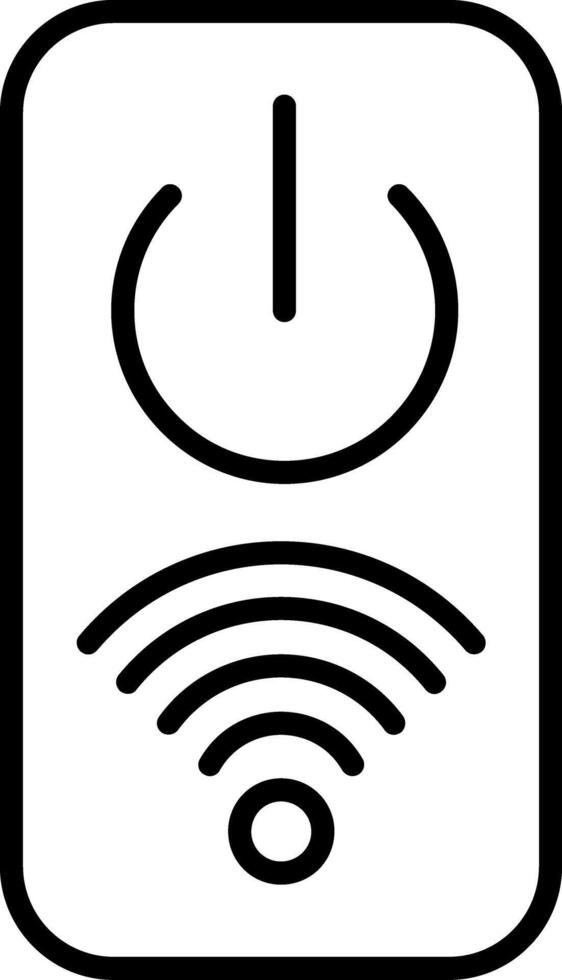 Smart Switch Automated Light Control vector